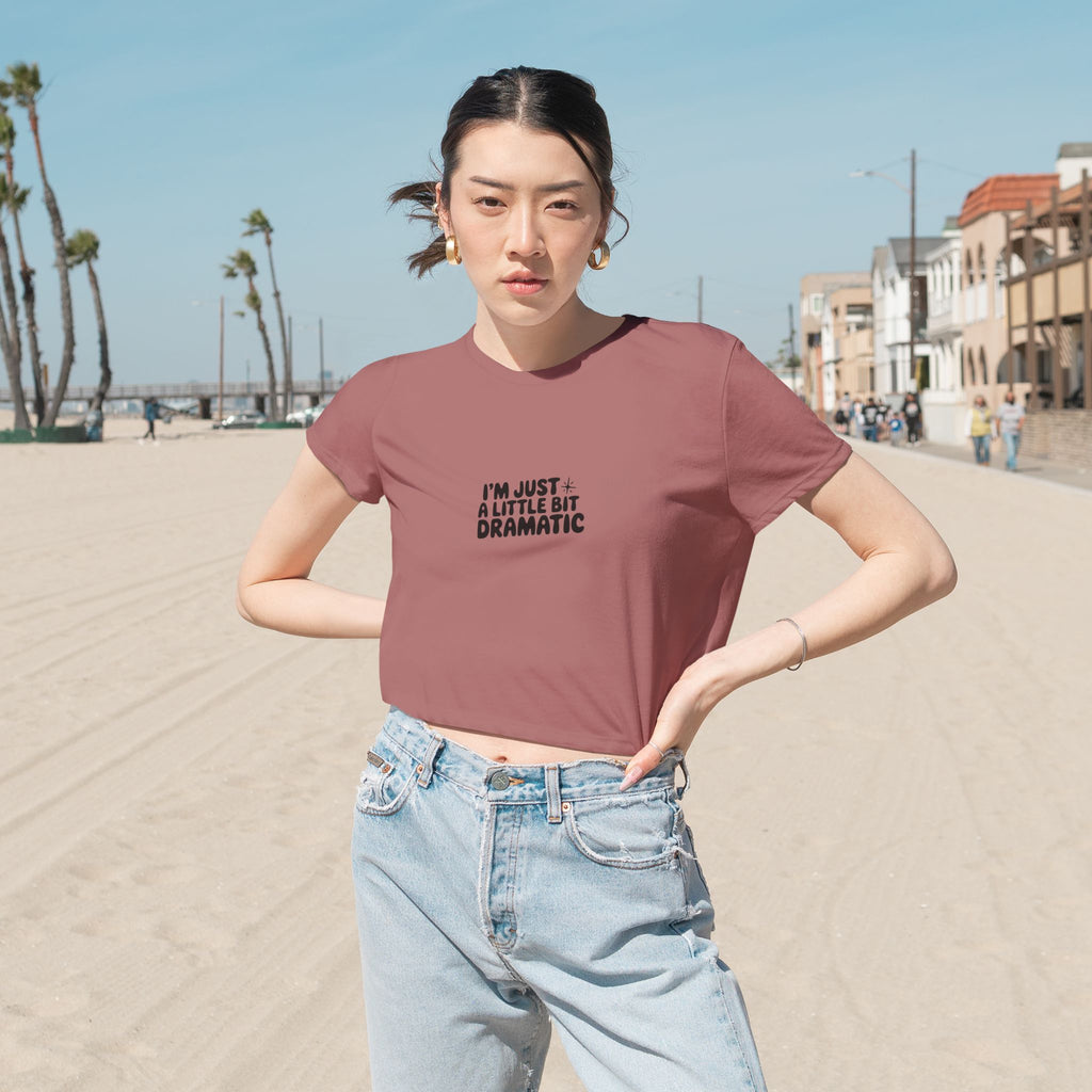 A Little Bit Dramatic Crop Top