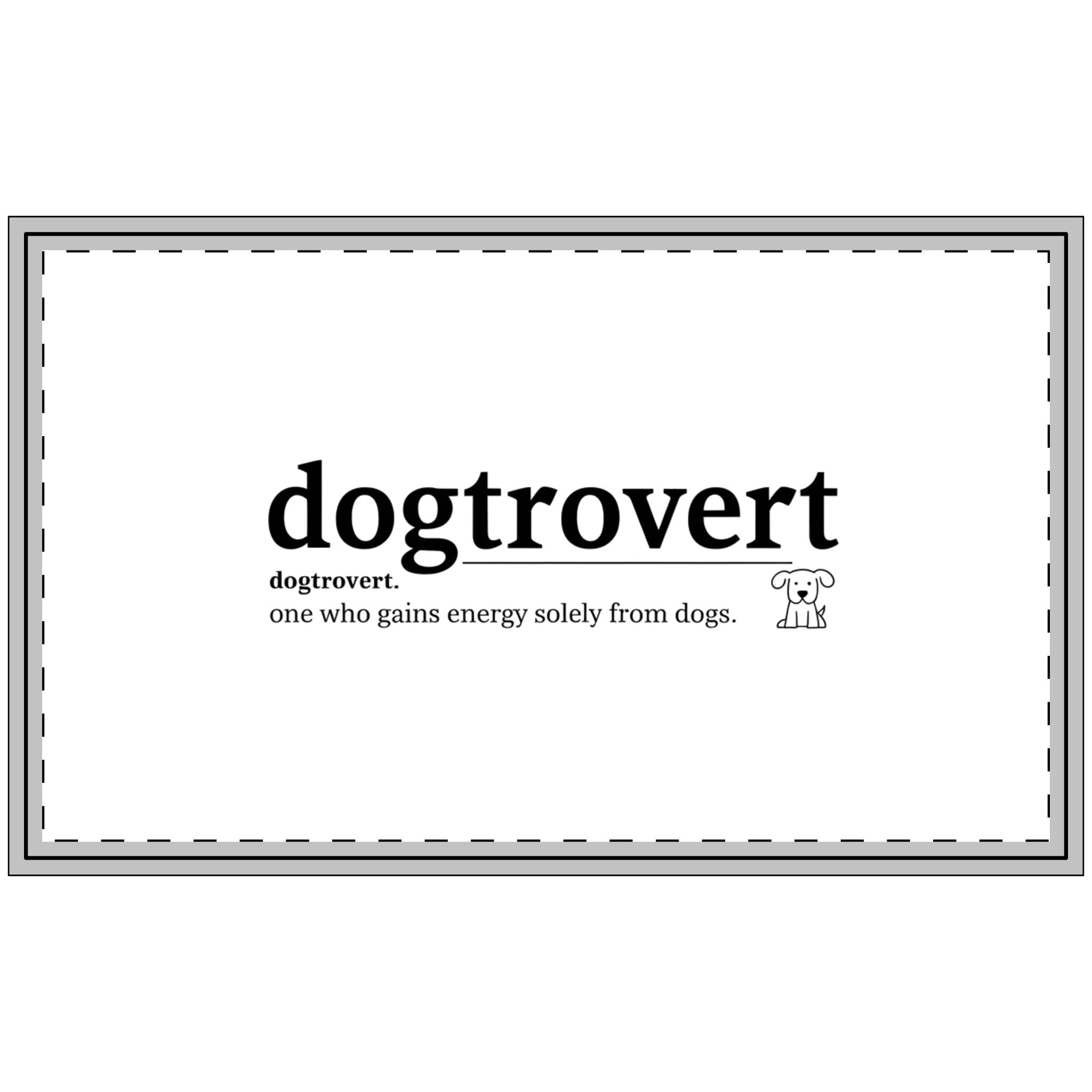 Dogtrovert Polyester Doormat