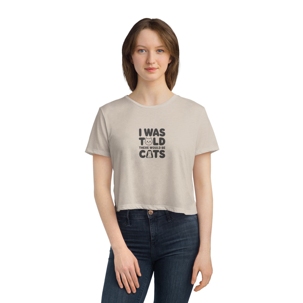 I Was Told There Would Be Cats Crop Top