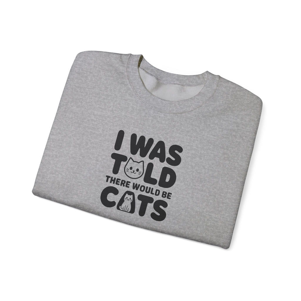 I Was Told There Would Be Cats Sweatshirt