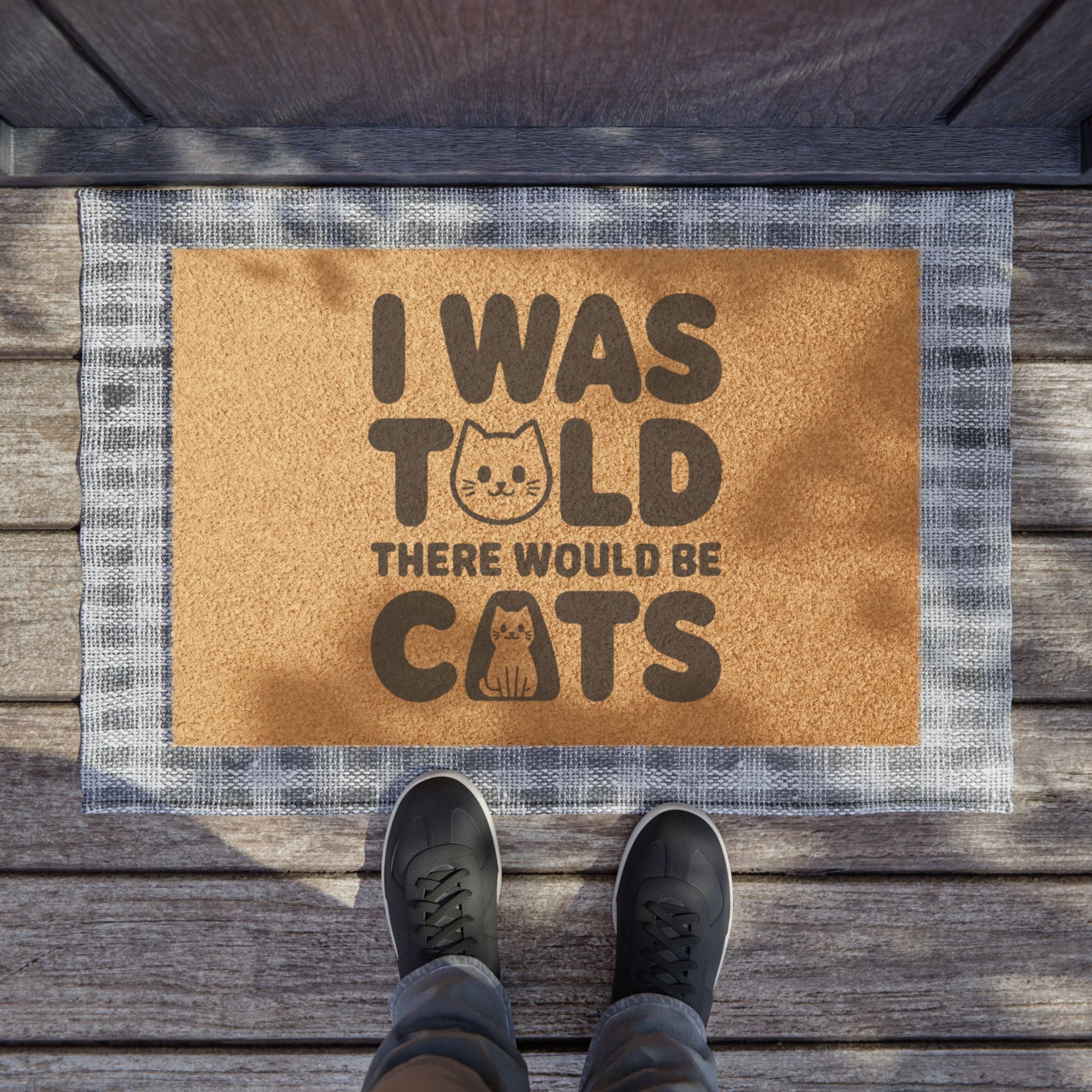 I Was Told There Would Be Cats Doormat