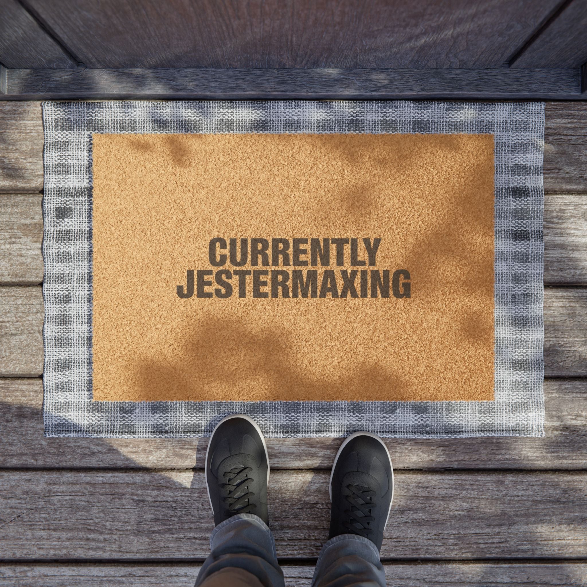 Currently Jestermaxing Doormat